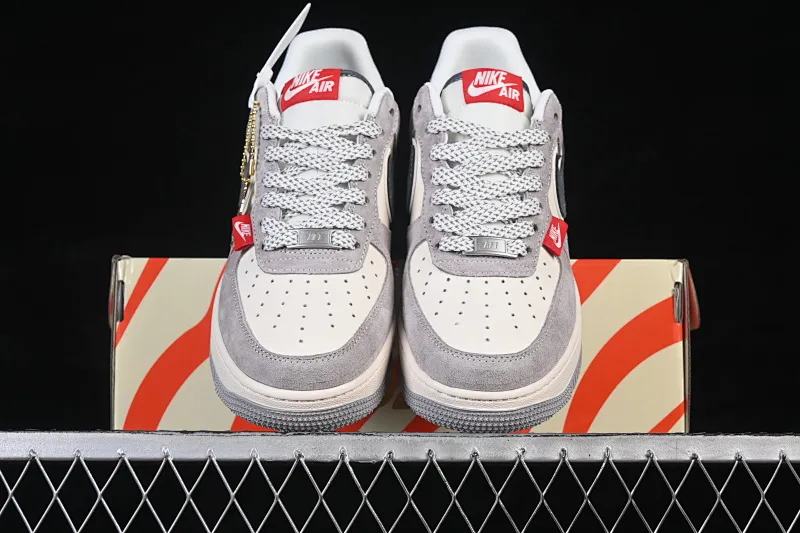 All categories Nk Air Force 1 Air Force series Nk Air Force 1 Low Air Force low-top Nike Air Force 1'07 Low Year of the Horse limited edition Gray-red texture Air Force 1 low-top casual sneakers HT5088-628